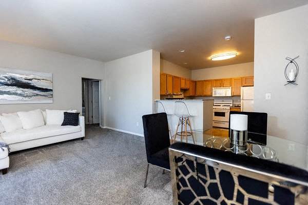 1-bedroom apartment at Prairie Point Apartments in Merrillville, IN